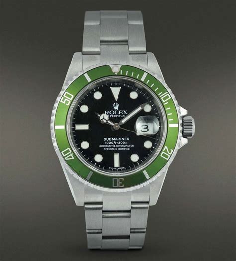 rolex nero ghiera verde